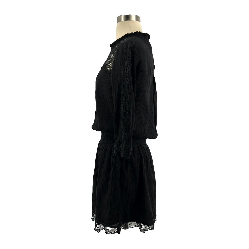 Sea New York Black Lace Crepe Drop Waist Tunic Dress EUC - Picture 8 of 12